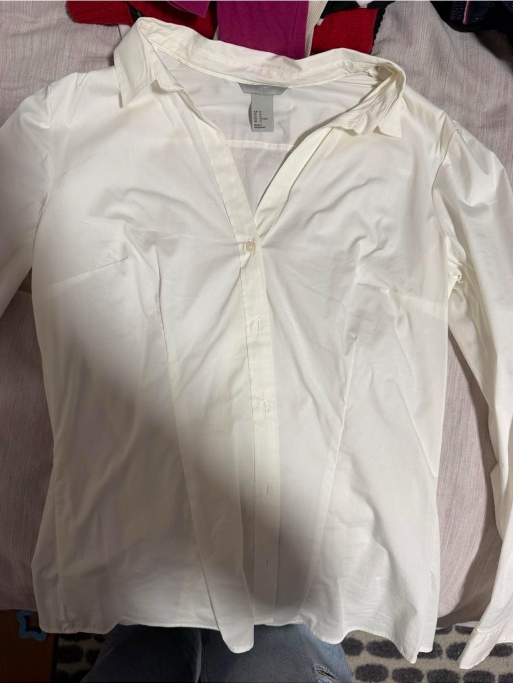 Lightweight White Button-up